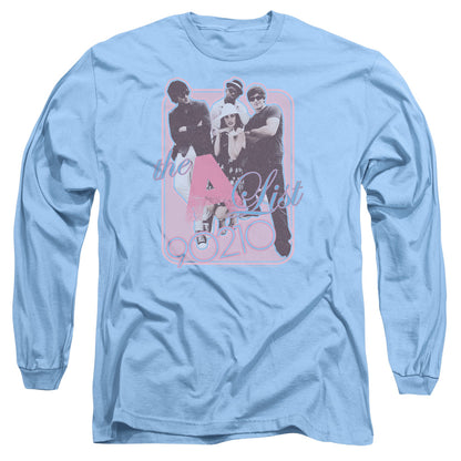 90210 The A List Mens Long Sleeve Shirt Carolina Blue