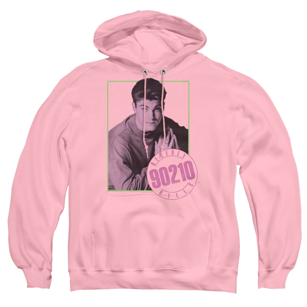 90210 David Mens Hoodie Pink Officially Licensed