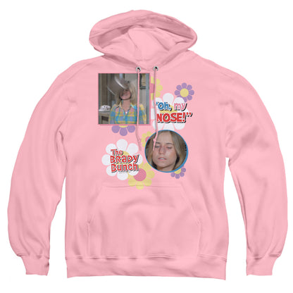 Brady Bunch Oh, My Nose! Mens Hoodie Pink Officially Licensed