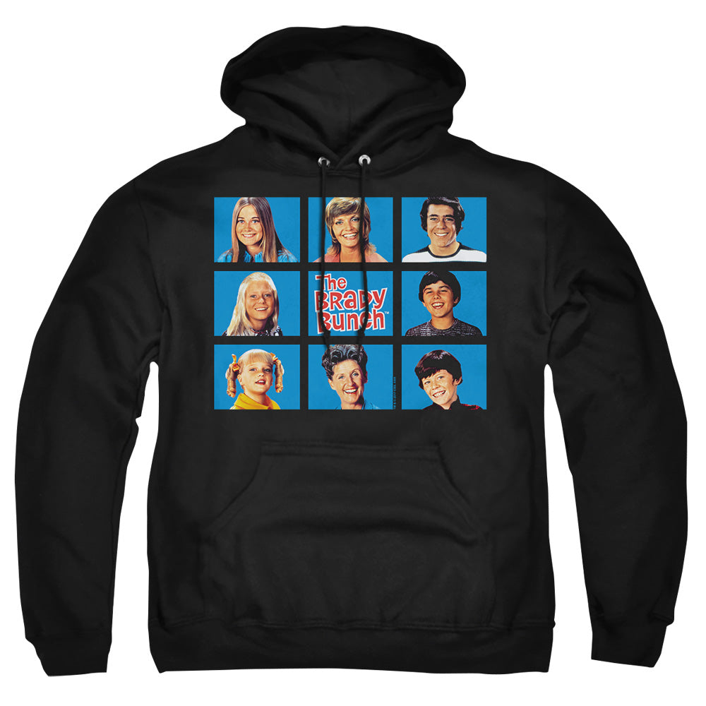 Brady Bunch Framed Mens Hoodie Black Officially Licensed