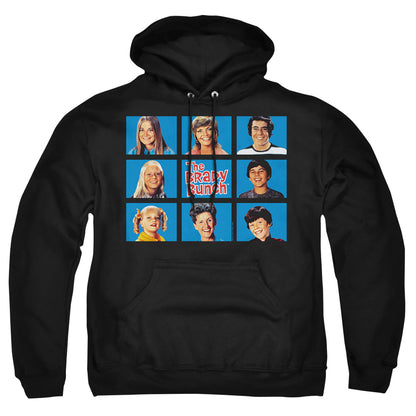 Brady Bunch Framed Mens Hoodie Black Officially Licensed