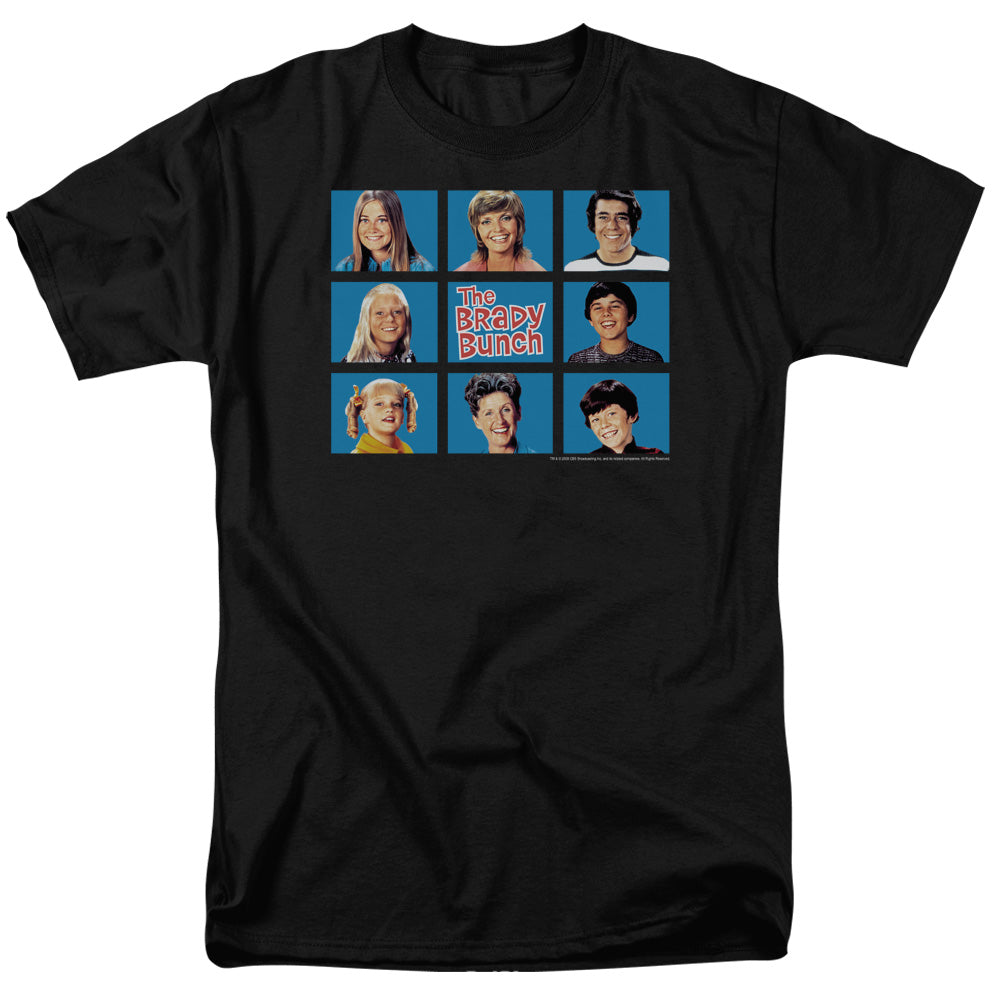 Brady Bunch Framed Mens T Shirt Black
