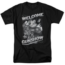Load image into Gallery viewer, Mighty Mouse Mighty Gunshow Mens T Shirt Black