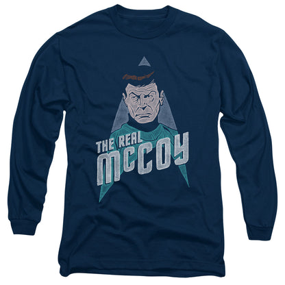 Star Trek The Real Mccoy Mens Long Sleeve Shirt Navy Officially Licensed Officially Licensed