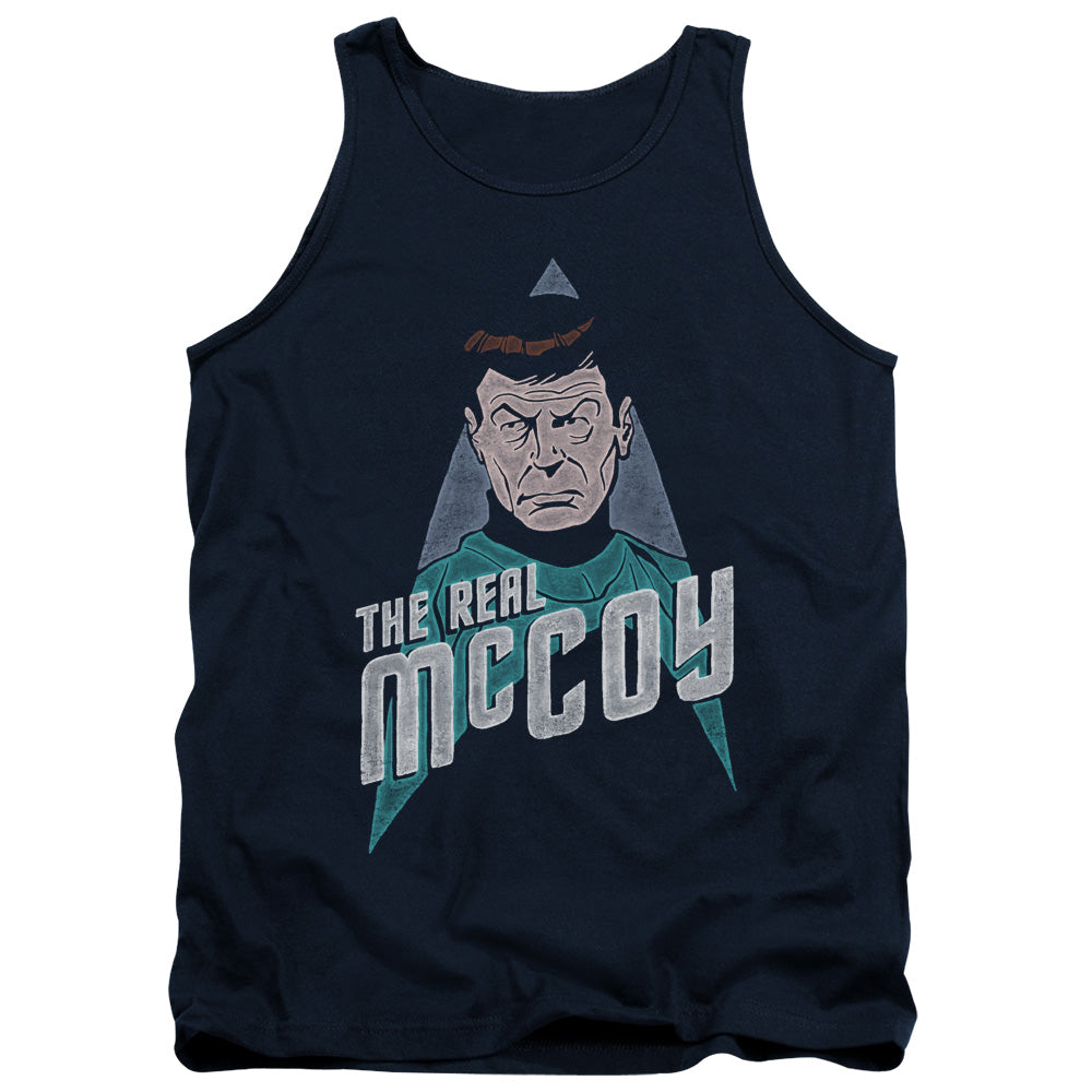 Star Trek The Real Mccoy Mens Tank Top Shirt Navy