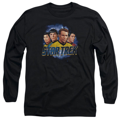 Star Trek The Boys Mens Long Sleeve Shirt Black Officially Licensed Officially Licensed