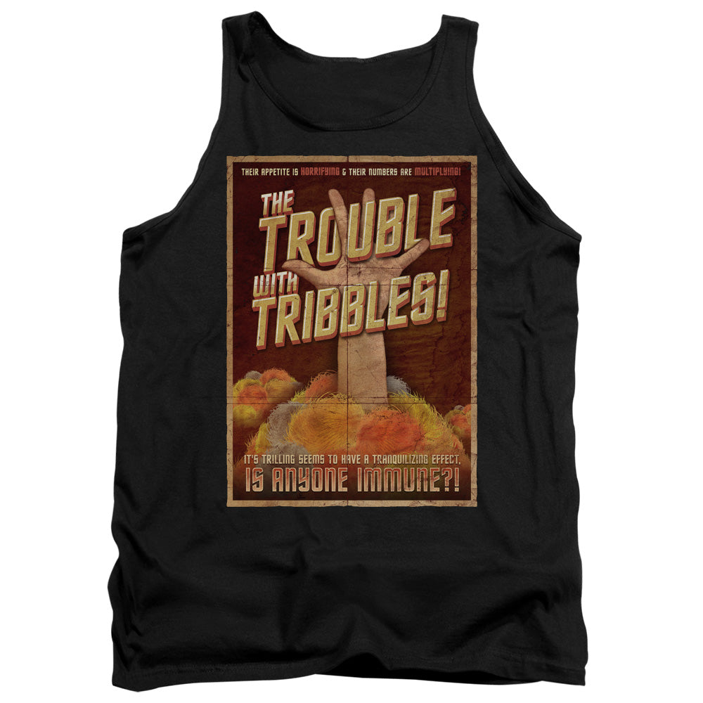 Star Trek Tribbles: The Movie Mens Tank Top Shirt Black