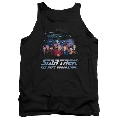 Star Trek Space Group Mens Tank Top Shirt Black