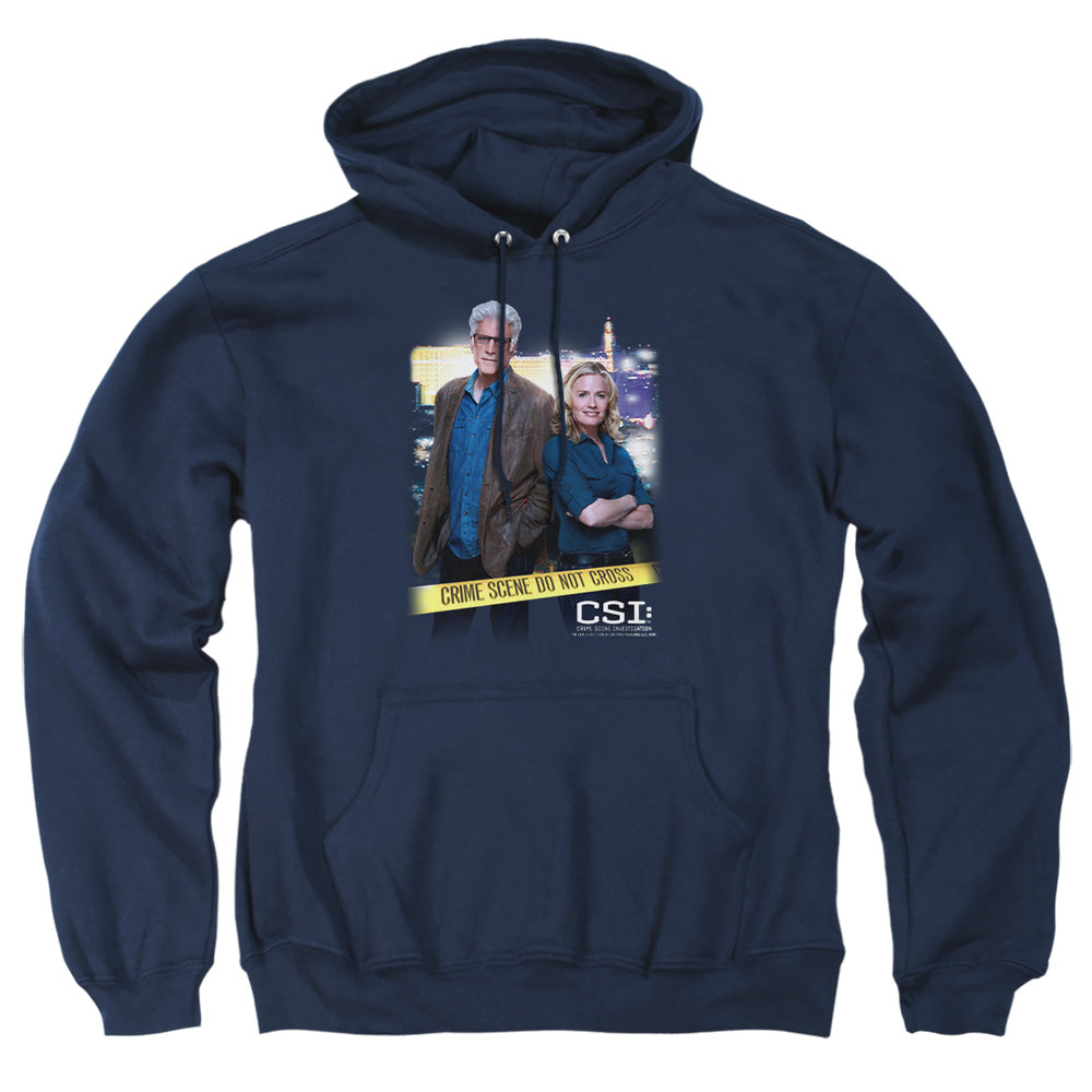 Csi Do Not Cross Mens Hoodie Navy Officially Licensed
