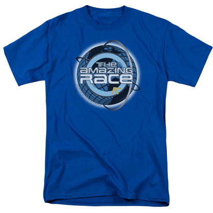 Amazing Race Around The Globe Mens T Shirt Royal Blue