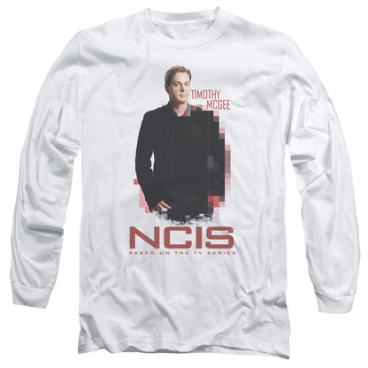 Ncis Probie Mens Long Sleeve Shirt White Officially Licensed