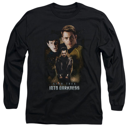 Star Trek Aftermath Mens Long Sleeve Shirt Black Officially Licensed Officially Licensed