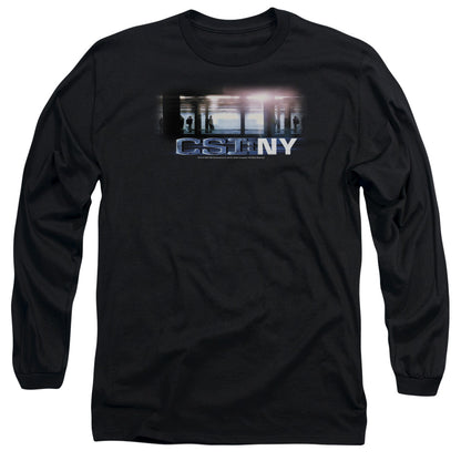 Csi New York Subway Mens Long Sleeve Shirt Black Officially Licensed Officially Licensed