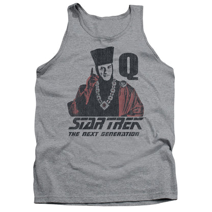 Star Trek Q Point Mens Tank Top Shirt Athletic Heather