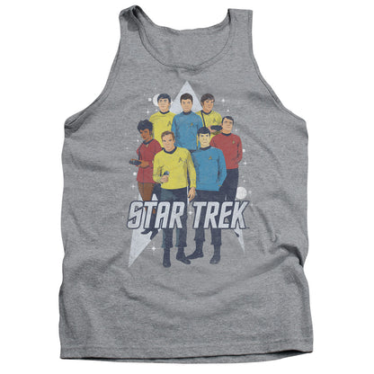 Star Trek Here Here Mens Tank Top Shirt Athletic Heather