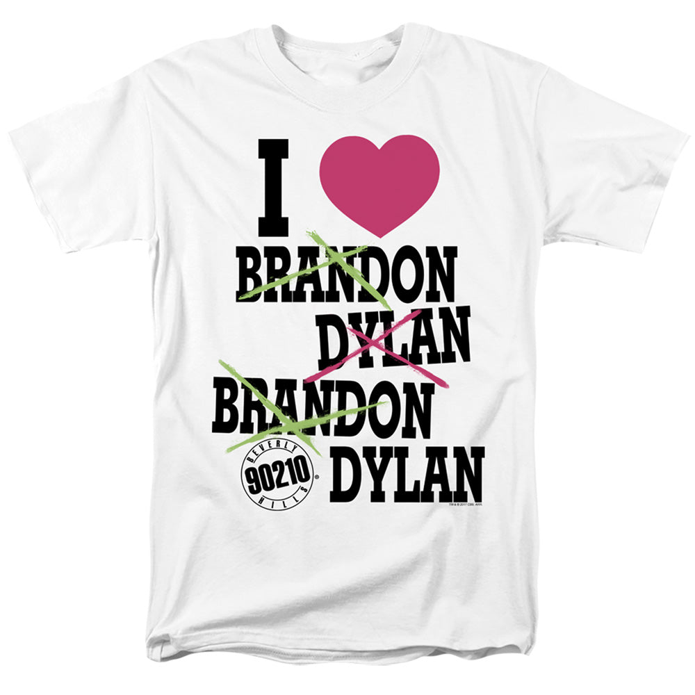 90210 I Heart 90210 Mens T Shirt White Officially Licensed