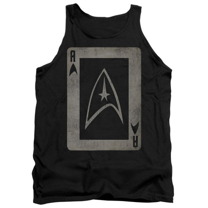 Star Trek Tos Ace Mens Tank Top Shirt Black