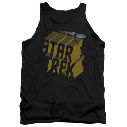 Star Trek 3D Logo Mens Tank Top Shirt Black