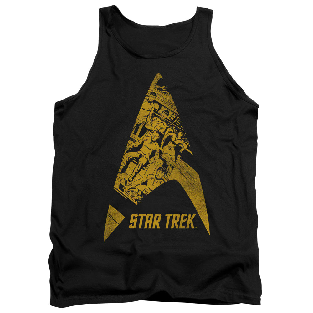 Star Trek Delta Crew Mens Tank Top Shirt Black