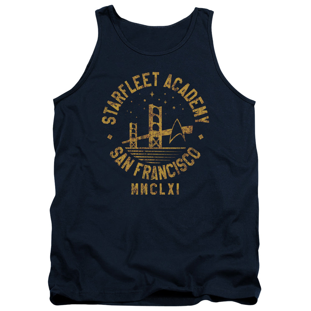 Star Trek Collegiate Bridge Mens Tank Top Shirt Navy