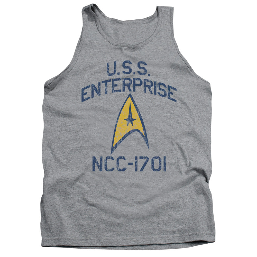 Star Trek Collegiate Arch Mens Tank Top Shirt Athletic Heather