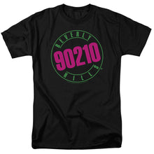 Load image into Gallery viewer, 90210 Neon Mens T Shirt Black