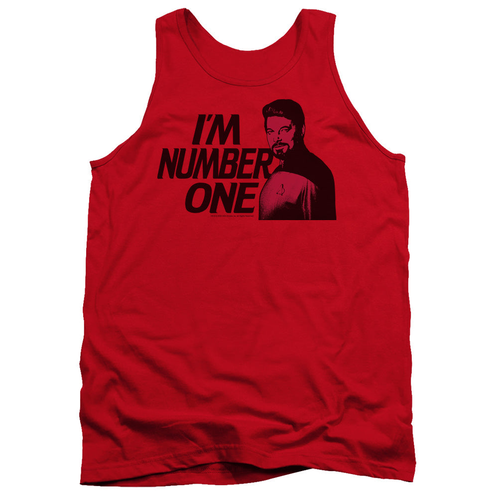 Star Trek Im Number One Mens Tank Top Shirt Red