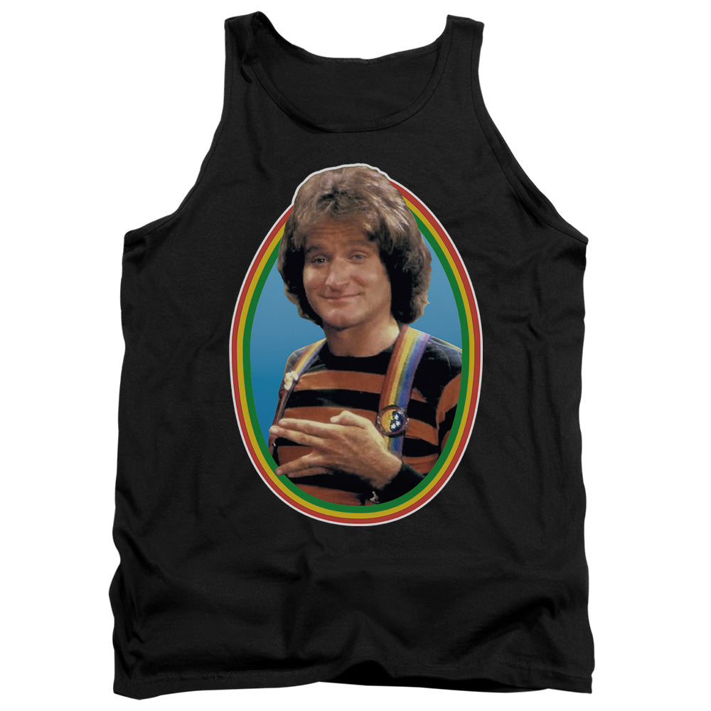 Mork & Mindy Mork Mens Tank Top Shirt Black