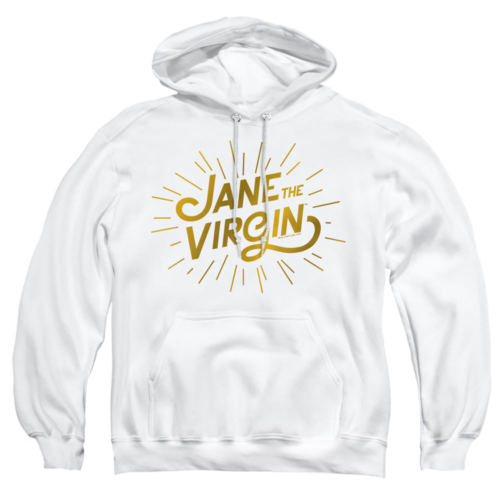Jane The Virgin Golden Logo Mens Hoodie White Officially Licensed