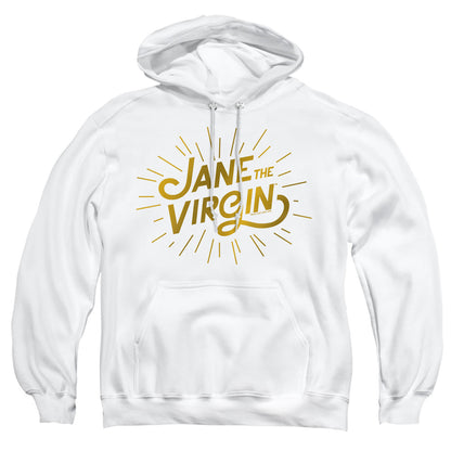 Jane The Virgin Golden Logo Mens Hoodie White Officially Licensed