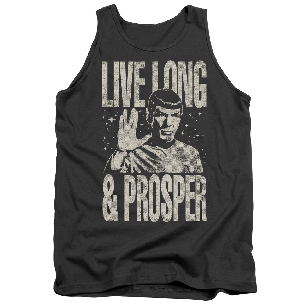 Star Trek Prosper Mens Tank Top Shirt Charcoal