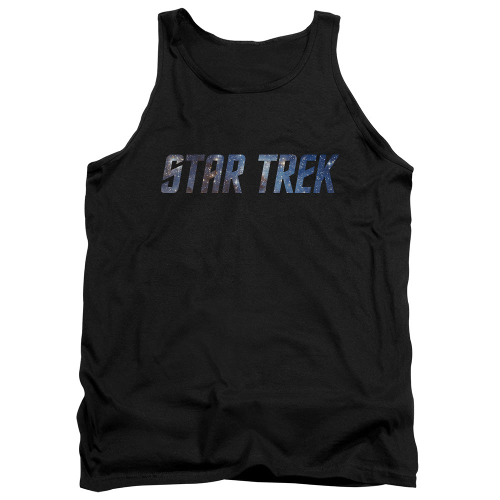 Star Trek Space Logo Mens Tank Top Shirt Black