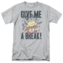 Load image into Gallery viewer, Mighty Mouse Give Me A Break Mens T Shirt Athletic Heather