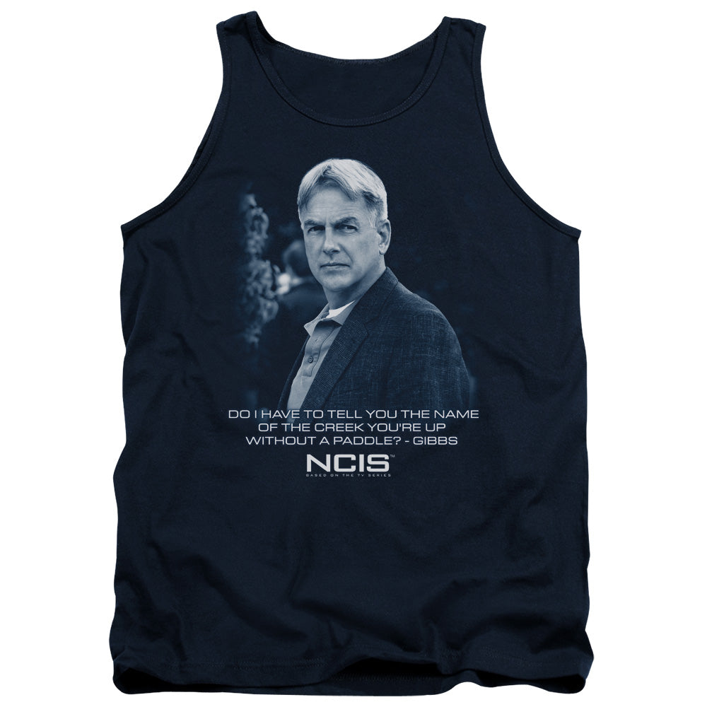 Ncis Creek Mens Tank Top Shirt Navy