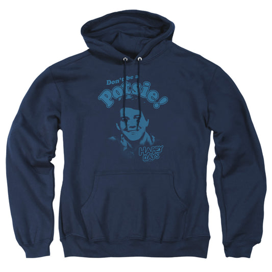 Happy Days Dont Be A Potsy Mens Hoodie Navy Officially Licensed