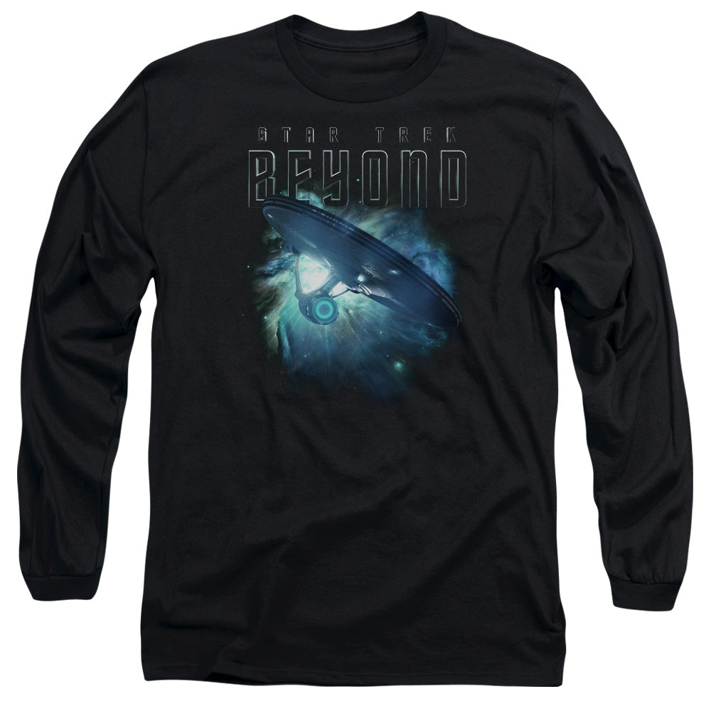 Star Trek Beyond Voyage Mens Long Sleeve Shirt Black Officially Licensed Officially Licensed
