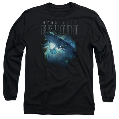 Star Trek Beyond Voyage Mens Long Sleeve Shirt Black Officially Licensed Officially Licensed