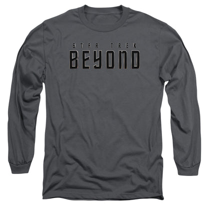 Star Trek Beyond Star Trek Beyond Mens Long Sleeve Shirt Charcoal Officially Licensed Officially Licensed