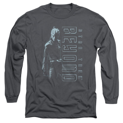 Star Trek Beyond Jaylah Mens Long Sleeve Shirt Charcoal Officially Licensed Officially Licensed