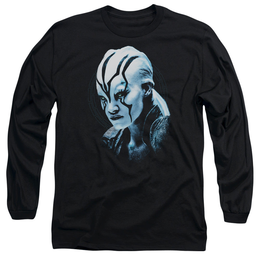 Star Trek Beyond Jaylah Burst Mens Long Sleeve Shirt Black Officially Licensed Officially Licensed