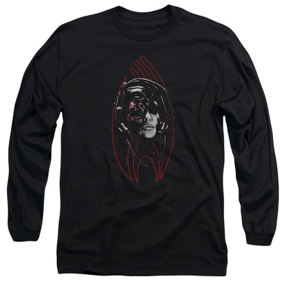Star Trek Borg Construct Mens Long Sleeve Shirt Black Officially Licensed Officially Licensed