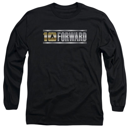 Star Trek Ten Forward Mens Long Sleeve Shirt Black Officially Licensed Officially Licensed