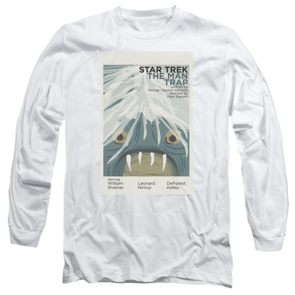 Star Trek Tos Episode 1 Mens Long Sleeve Shirt White Officially Licensed Officially Licensed
