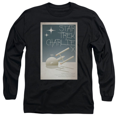 Star Trek Tos Episode 2 Mens Long Sleeve Shirt Black Officially Licensed Officially Licensed