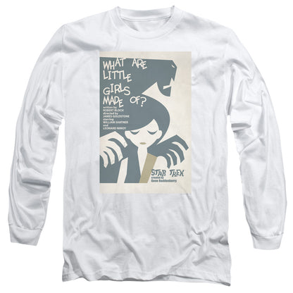 Star Trek Tos Episode 7 Mens Long Sleeve Shirt White Officially Licensed