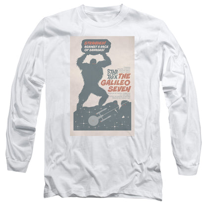 Star Trek Tos Episode 16 Mens Long Sleeve Shirt White Officially Licensed Officially Licensed