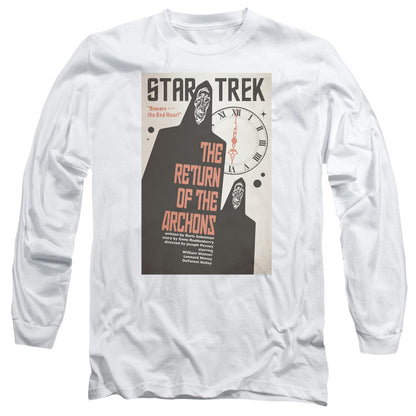Star Trek Tos Episode 21 Mens Long Sleeve Shirt White Officially Licensed Officially Licensed