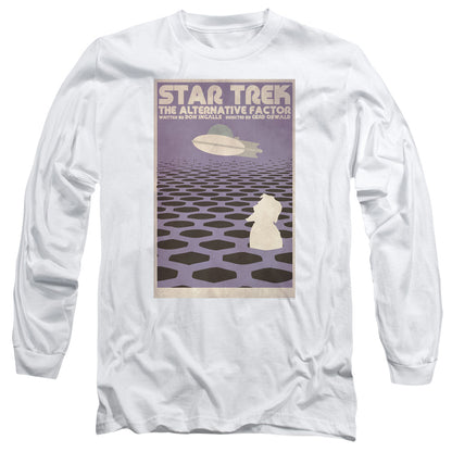 Star Trek Tos Episode 27 Mens Long Sleeve Shirt White Officially Licensed Officially Licensed
