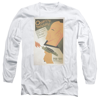 Star Trek Tos Episode 29 Mens Long Sleeve Shirt White Officially Licensed Officially Licensed