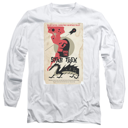 Star Trek Tos Episode 30 Mens Long Sleeve Shirt White Officially Licensed Officially Licensed